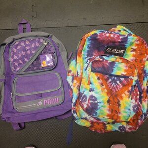Vintage backpack set